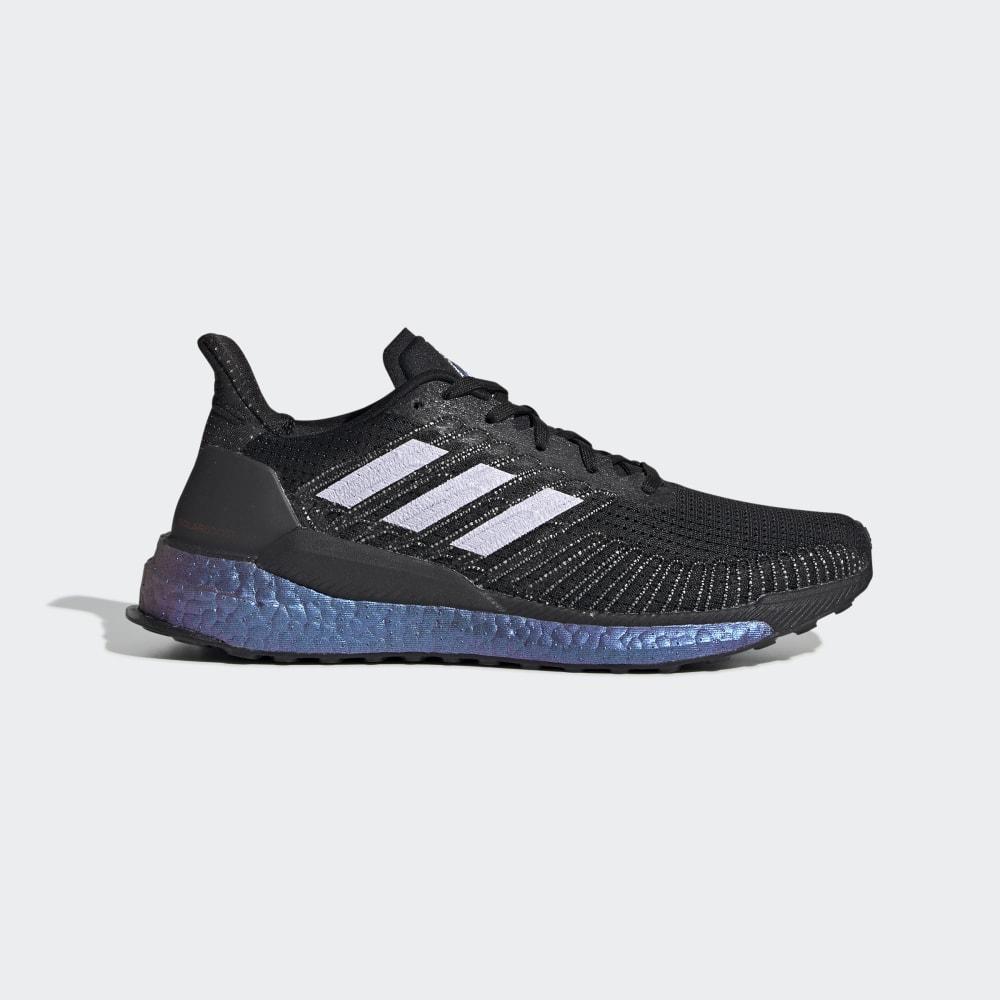 Adidas Women's Solarboost 19 Walking Shoes Black/Purple/Red Ireland EG2360